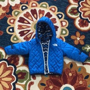 The North Face infant reversible jacket